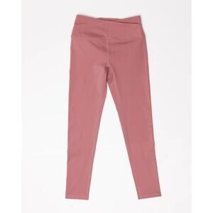 FREE PEOPLE MOVEMENT Mauve Pink Crossover Front Leggings w Back Pocket Size XS